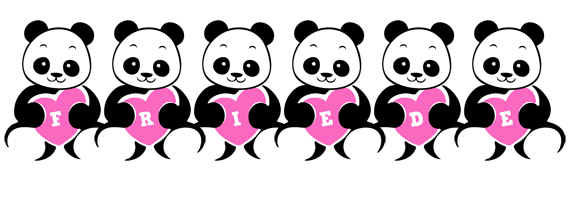 Friede love-panda logo