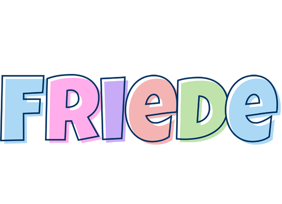Friede pastel logo