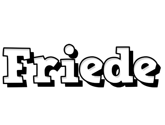 Friede snowing logo