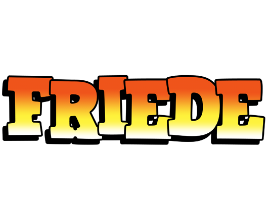 Friede sunset logo