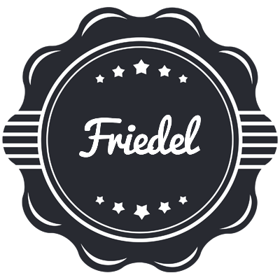 Friedel badge logo