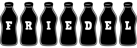 Friedel bottle logo