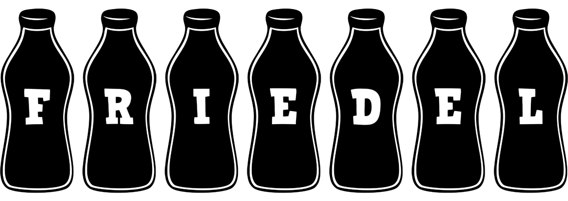 Friedel bottle logo