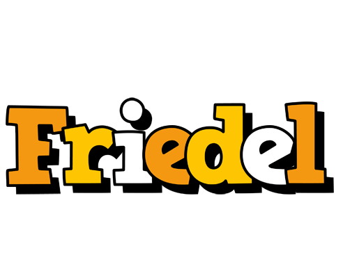 Friedel cartoon logo
