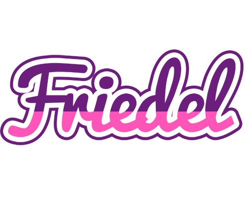 Friedel cheerful logo