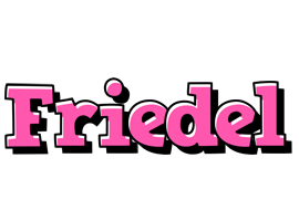 Friedel girlish logo