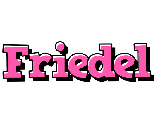 Friedel girlish logo