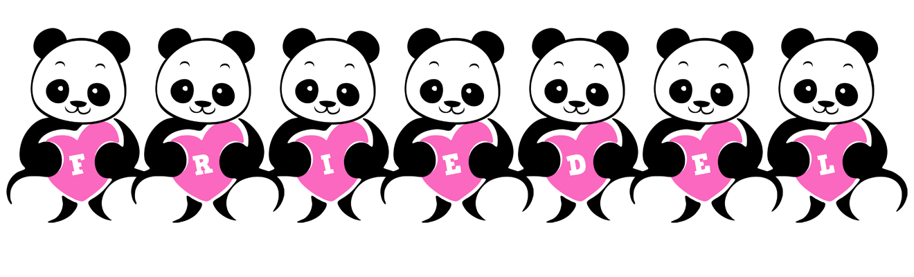 Friedel love-panda logo