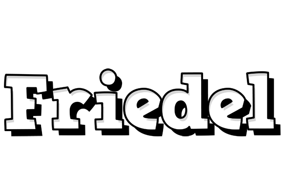 Friedel snowing logo