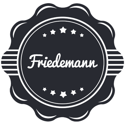 Friedemann badge logo