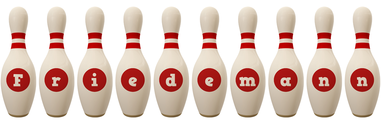 Friedemann bowling-pin logo
