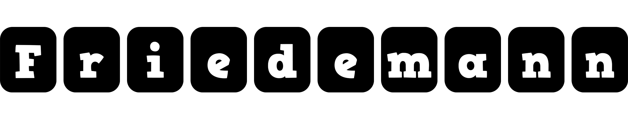 Friedemann box logo