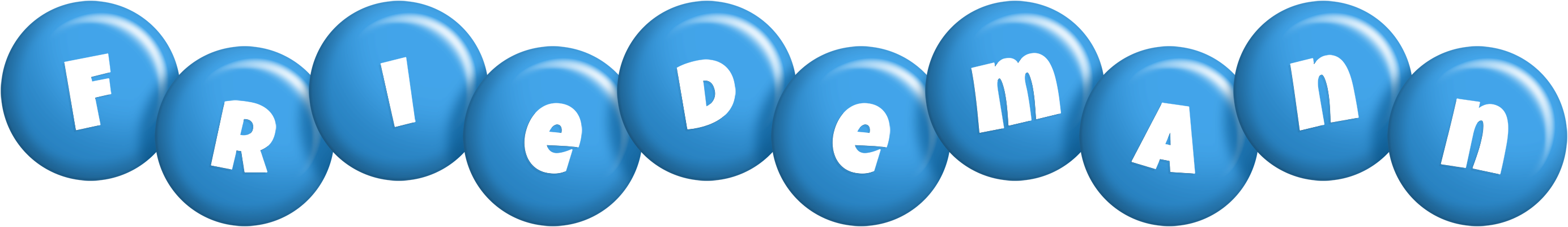Friedemann candy-blue logo