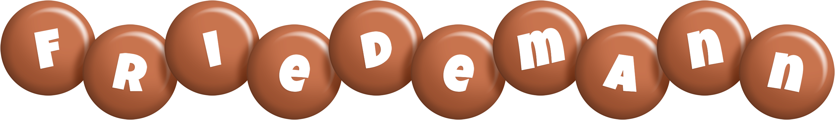 Friedemann candy-brown logo