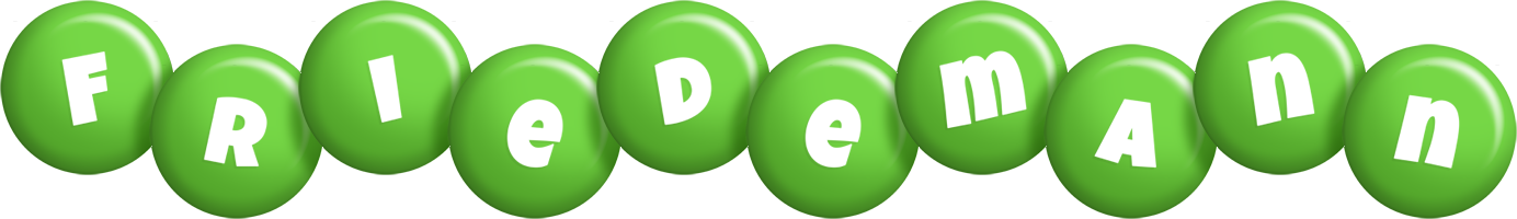 Friedemann candy-green logo