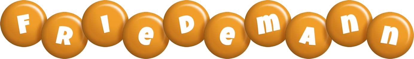 Friedemann candy-orange logo