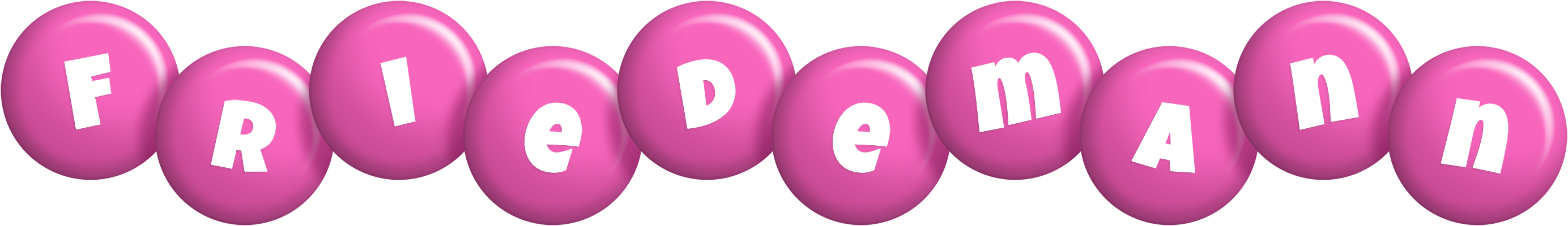 Friedemann candy-pink logo