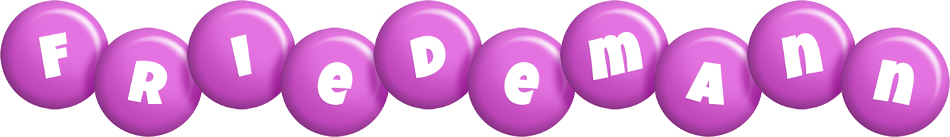 Friedemann candy-purple logo