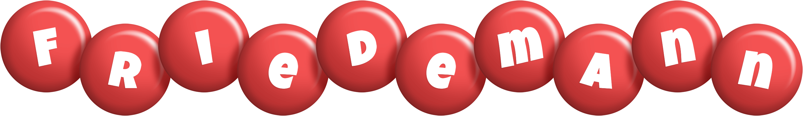 Friedemann candy-red logo