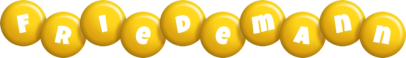 Friedemann candy-yellow logo