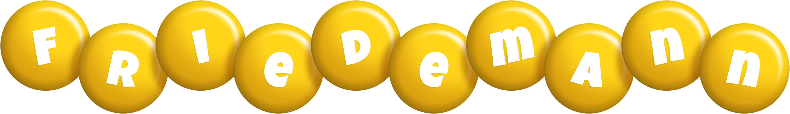 Friedemann candy-yellow logo