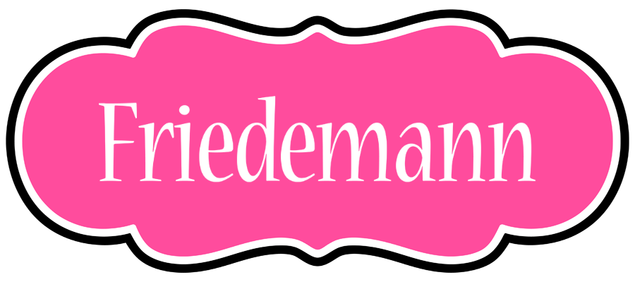 Friedemann invitation logo