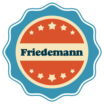 Friedemann labels logo