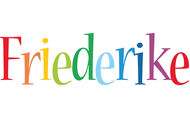 Friederike birthday logo