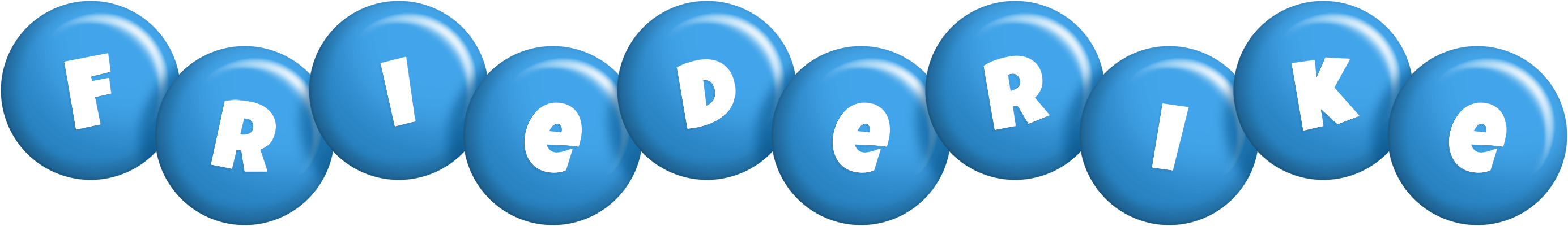 Friederike candy-blue logo