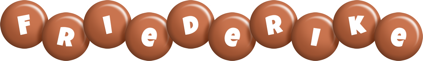 Friederike candy-brown logo