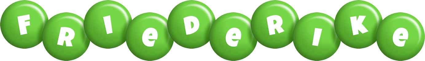 Friederike candy-green logo