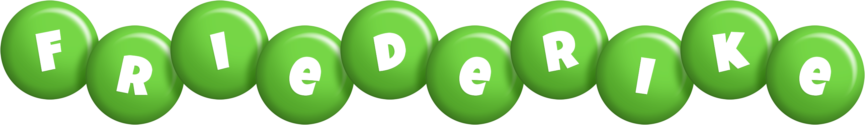 Friederike candy-green logo