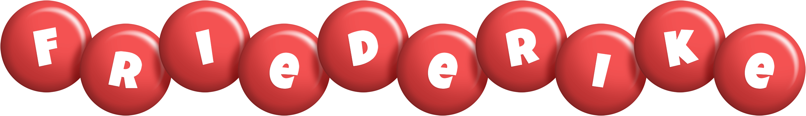 Friederike candy-red logo