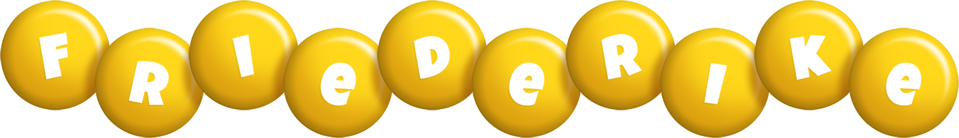 Friederike candy-yellow logo