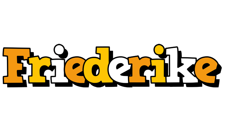 Friederike cartoon logo