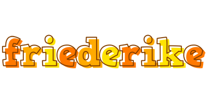 Friederike desert logo