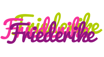 Friederike flowers logo