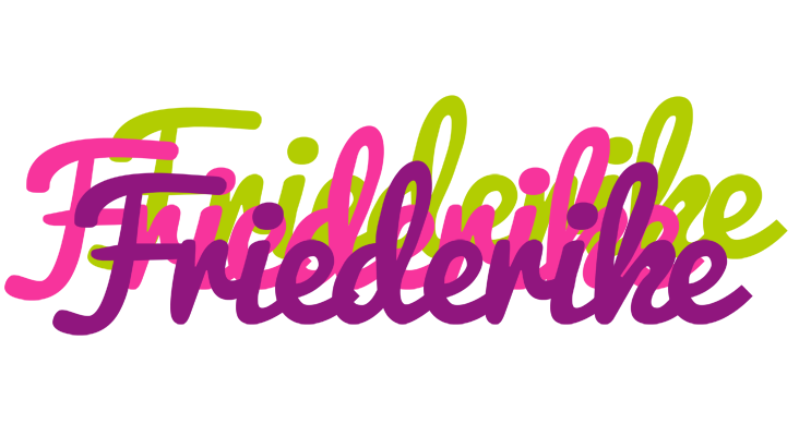 Friederike flowers logo