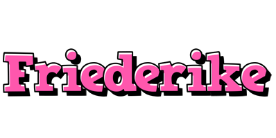 Friederike girlish logo