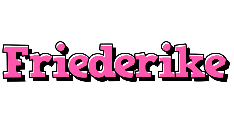 Friederike girlish logo