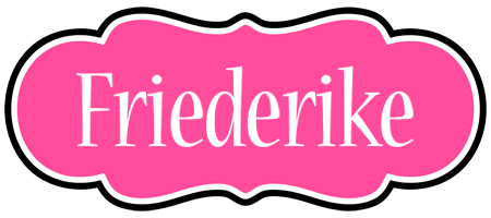 Friederike invitation logo