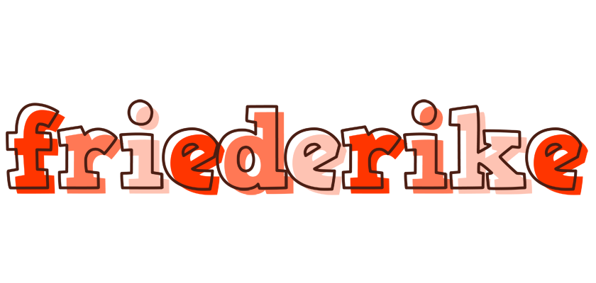 Friederike paint logo