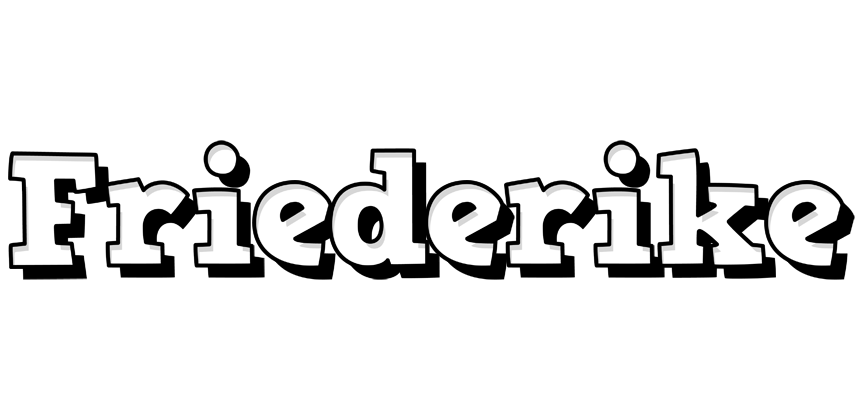 Friederike snowing logo