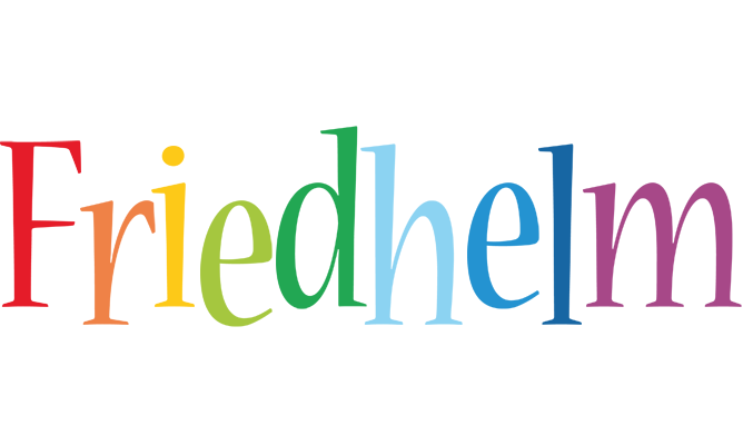 Friedhelm birthday logo