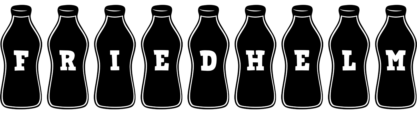 Friedhelm bottle logo
