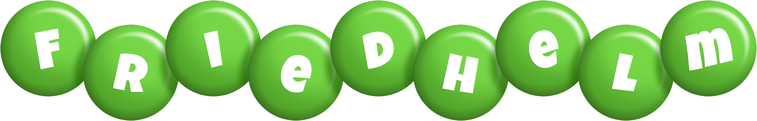 Friedhelm candy-green logo
