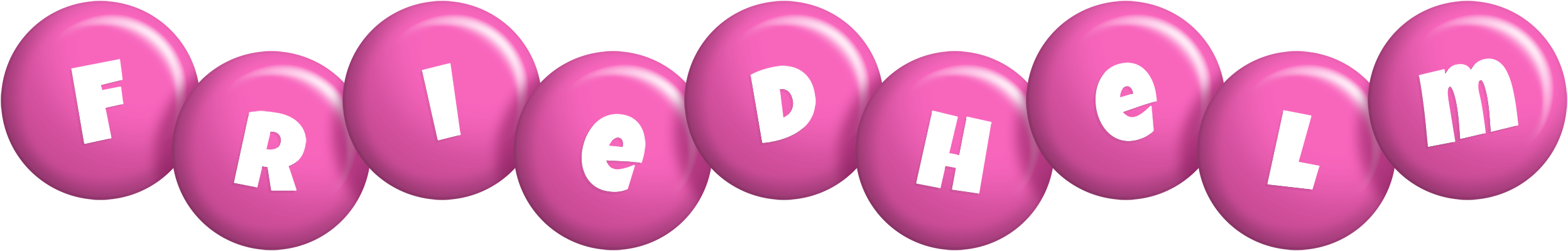 Friedhelm candy-pink logo
