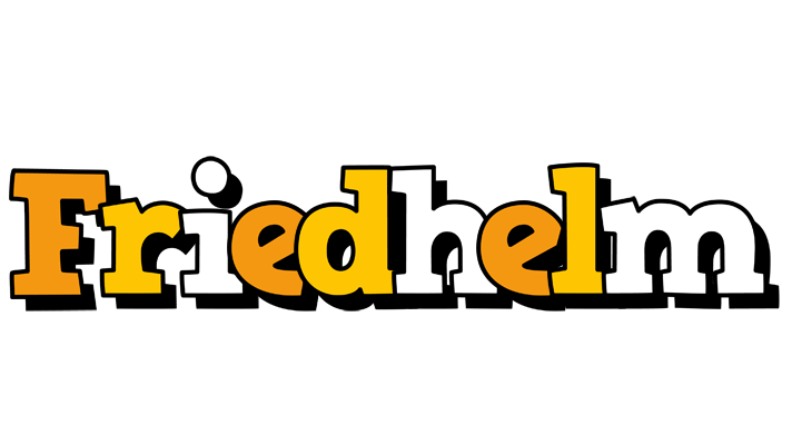 Friedhelm cartoon logo