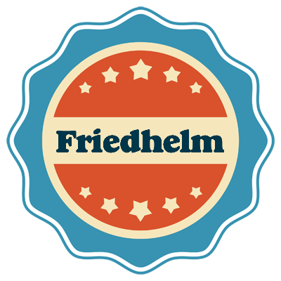 Friedhelm labels logo