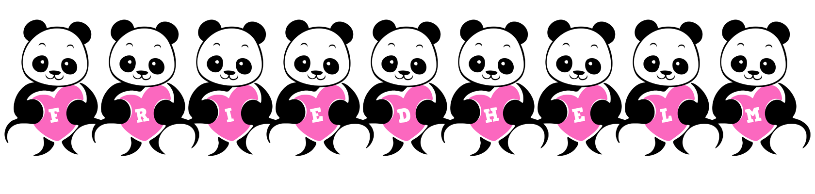 Friedhelm love-panda logo